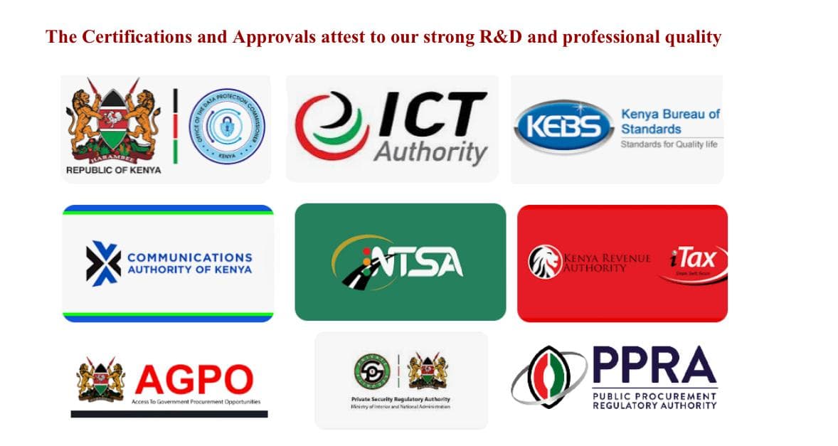 Certifications and Approvals